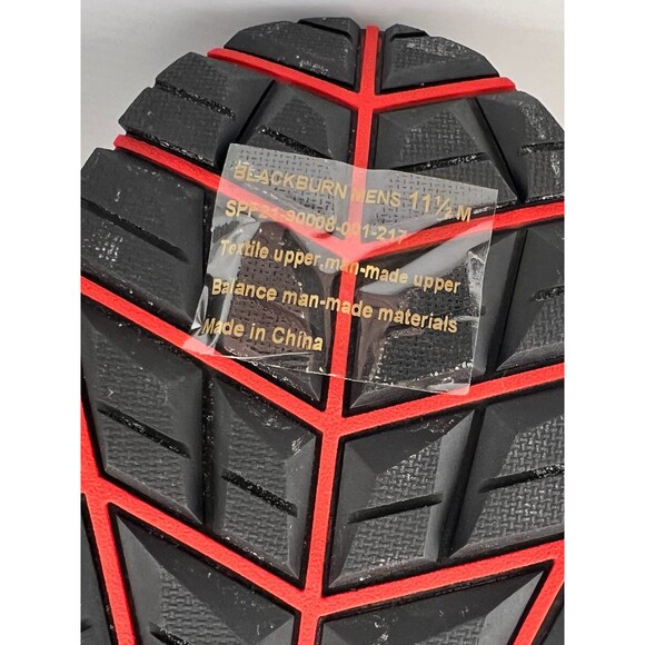 NIB Spyder Blackburn Men’s 11.5 M Waterproof Hiking Shoes Black Red Outdoorsman main image 5